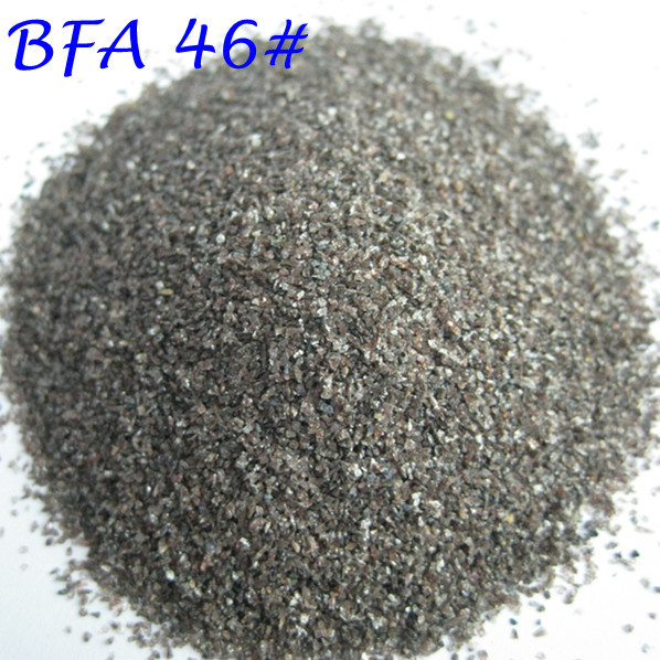 46#棕剛玉砂氧化鋁金剛砂噴砂材料粗號砂